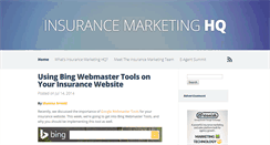 Desktop Screenshot of insurancemarketinghq.com